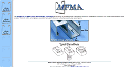 Desktop Screenshot of metalframingmfg.org